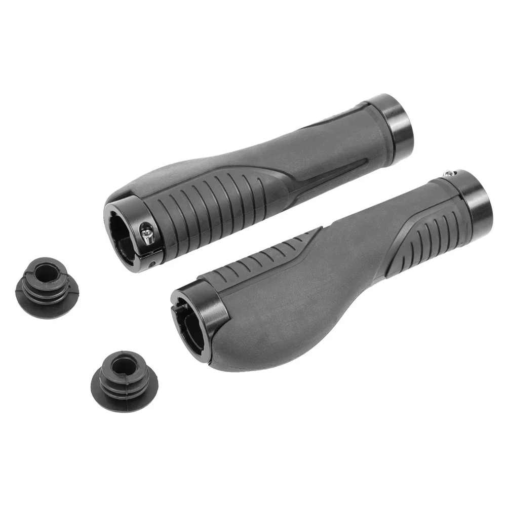 for VSETT 10 Plus Electric Scooter Handlebar Grips Anti-Slip Rubber Ergonomic Design Aluminum Lock 15.1x5x3.4cm 260g
