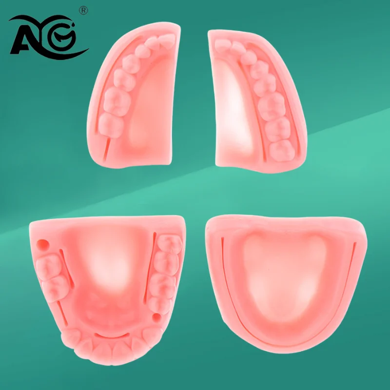 

Медицинский тренажер для наложения швов на кожу и десны AG Dental: силиконовая модель для практики пошива десны при пародонтите, набор для обучения