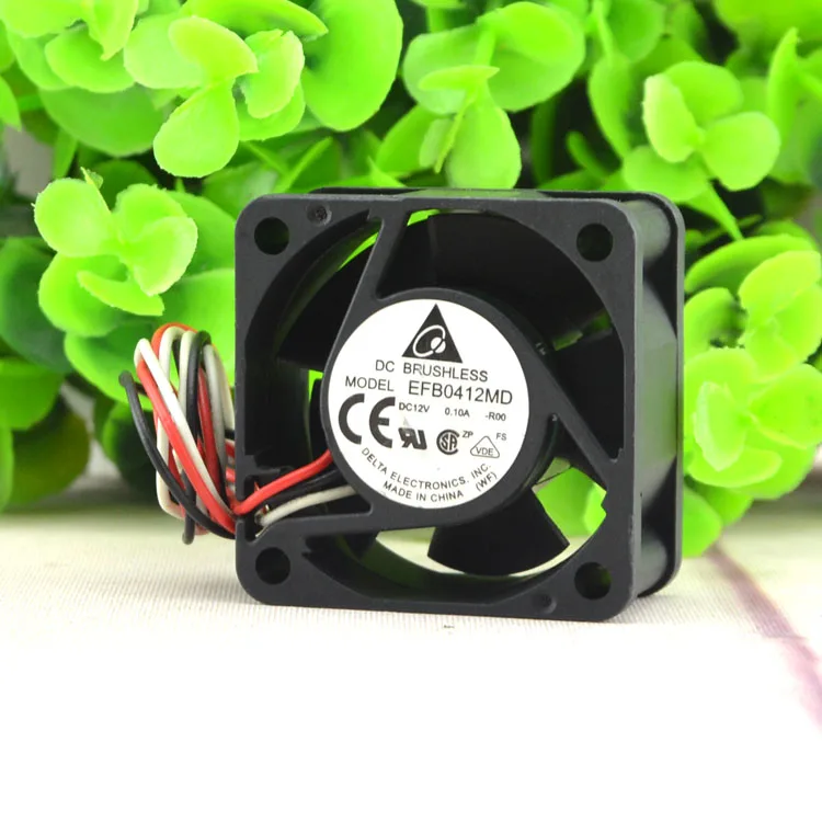 

New For DELTA EFB0412MD 12V 0.10A 4020 4CM Dual Ball Switch Cooling Fan