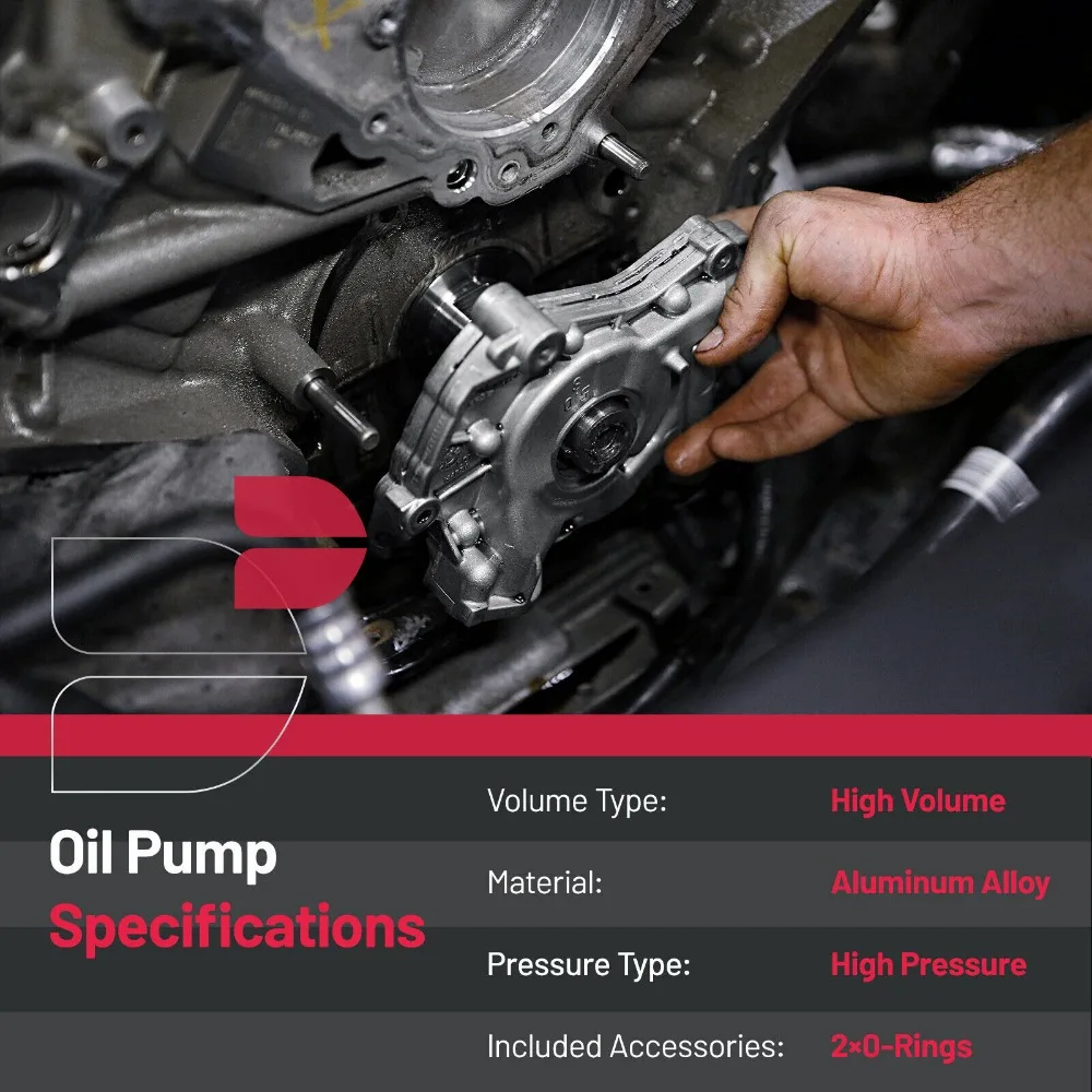 SKDZOE Hochvolumen-Ölpumpe M295HV für Chevy Silverado GMC 4.8L 5.3L 5.7L 6.0L LS1 LS2, Autozubehör