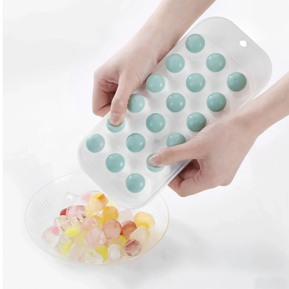 

18-сеточный пищевой силиконовый лоток для льда, домашняя форма для кубиков льда «сделай сам», квадратная форма, машина для мороженого, аксессуары для кухонного бара