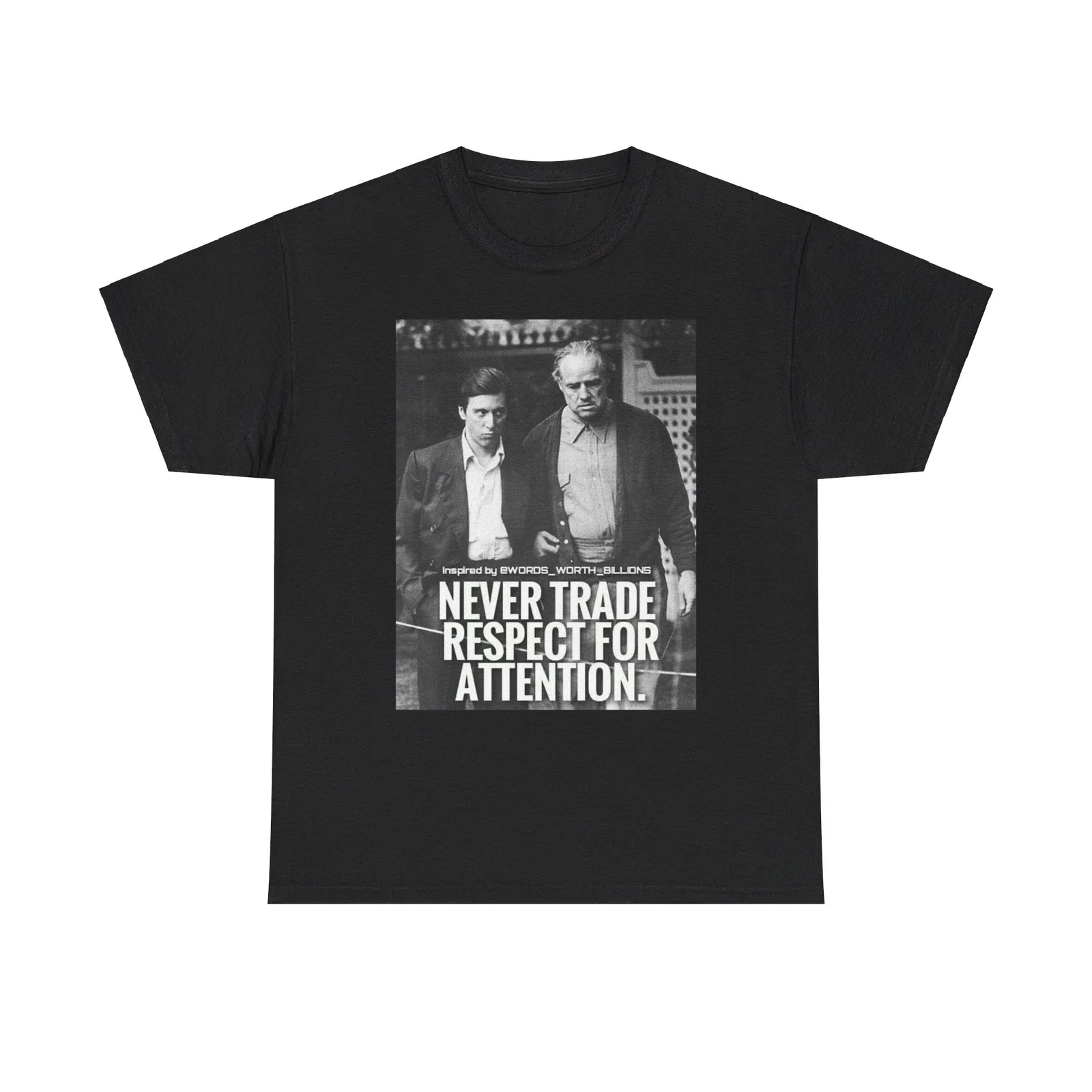 

Respect Movie Graphic Printing Summer Luxury Brand Cotton Men's and Women's T-Shirts Short Sleeves Street Fashion Trend Clothing