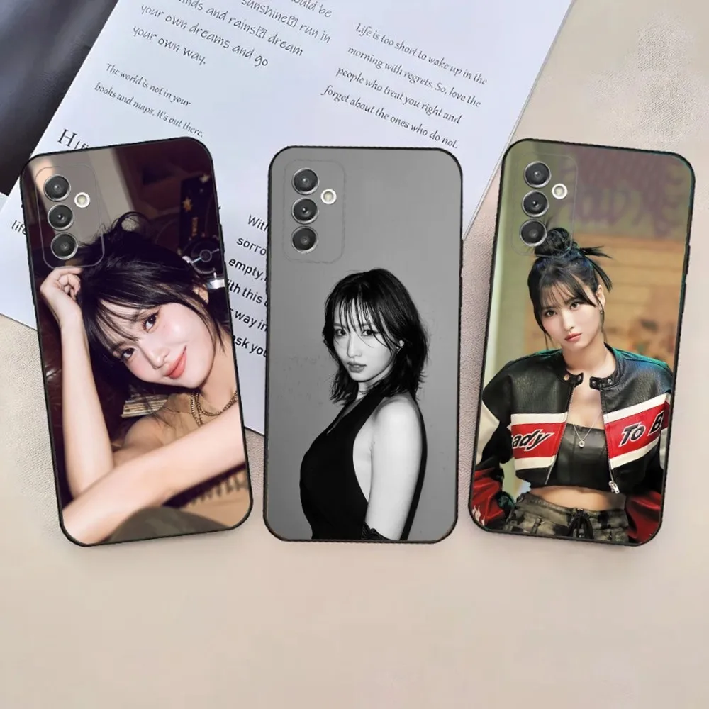 T-Twice Momo  Phone Case For Samsung Galaxy A20,A21s,A22,A31,A32,A52,A53,A72,73,A80,A91 Soft Black Phone Cover