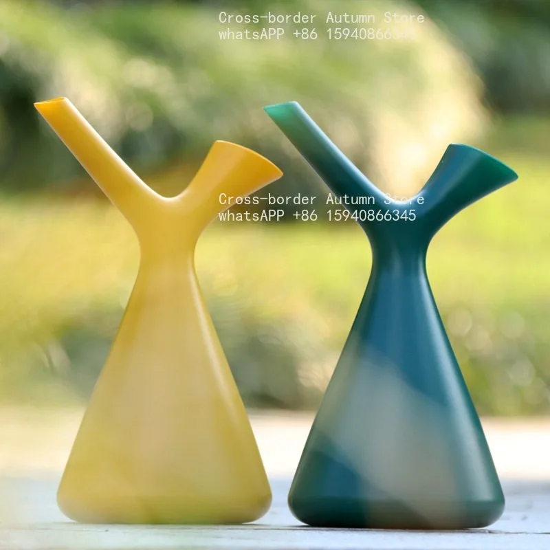 watering flowers watering kettle personality simple green plants potted plants long mouth gardening flower watering kettle