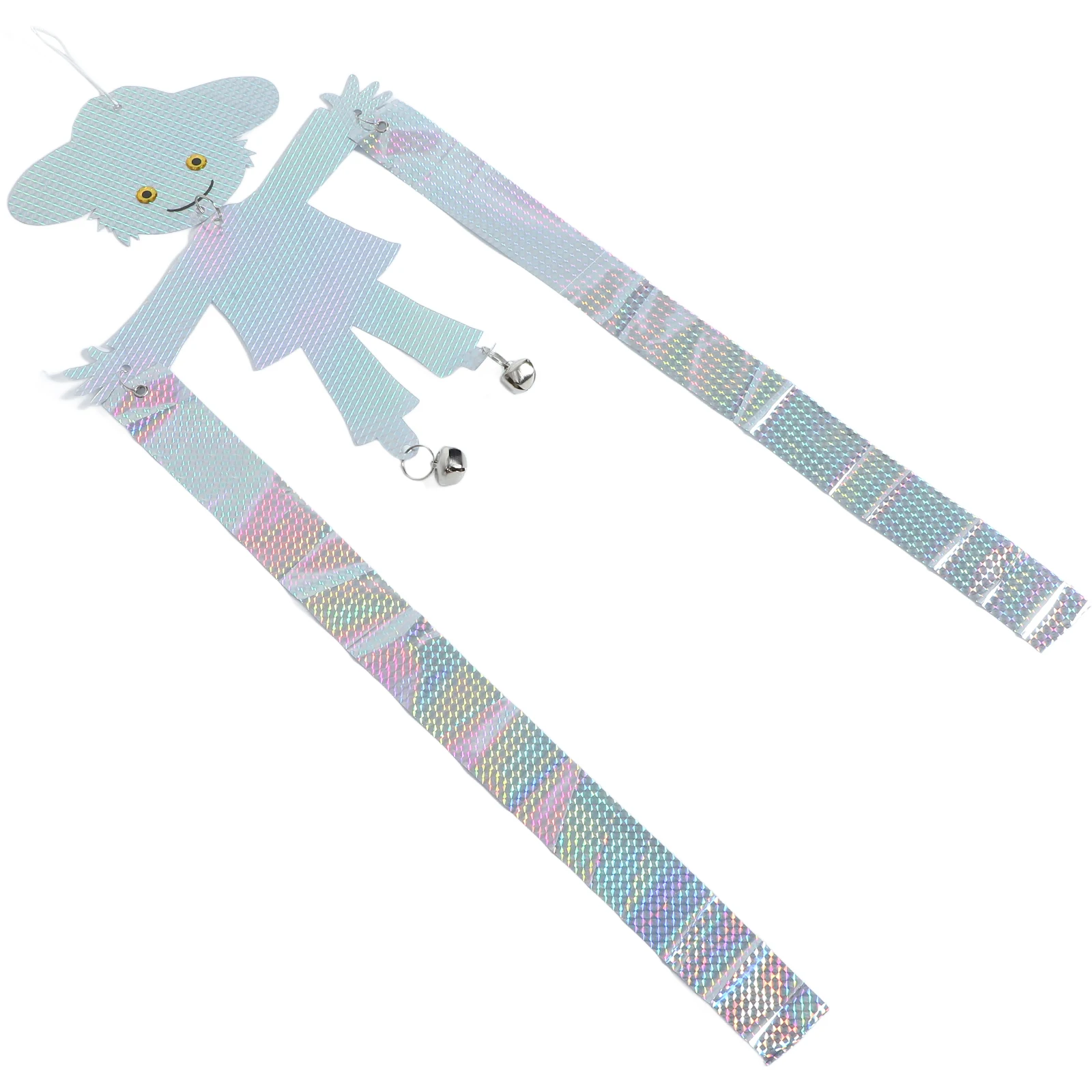 

Bird Ribbon Dual Sided Reflective Tape for Orchard Garden Scarecrow Design Easy Hanging Durable Material Weather