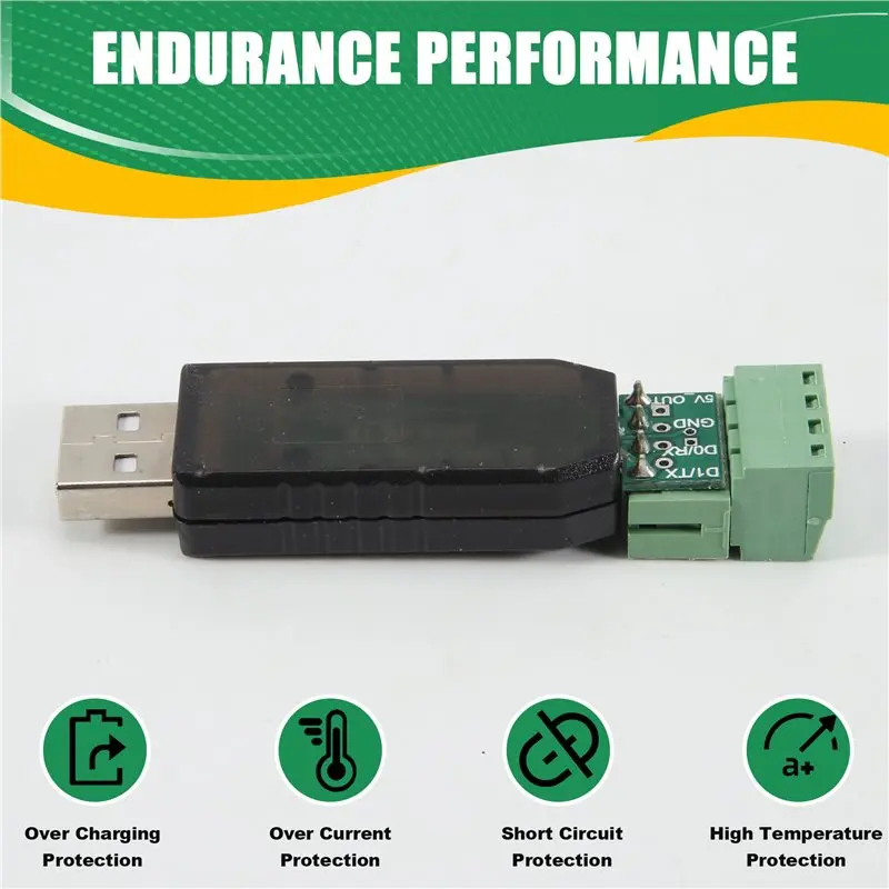 A08E-5V Wiegand Wg To USB Converter HID-USB Keyboard Plug And Play WG To USB Conversion Module