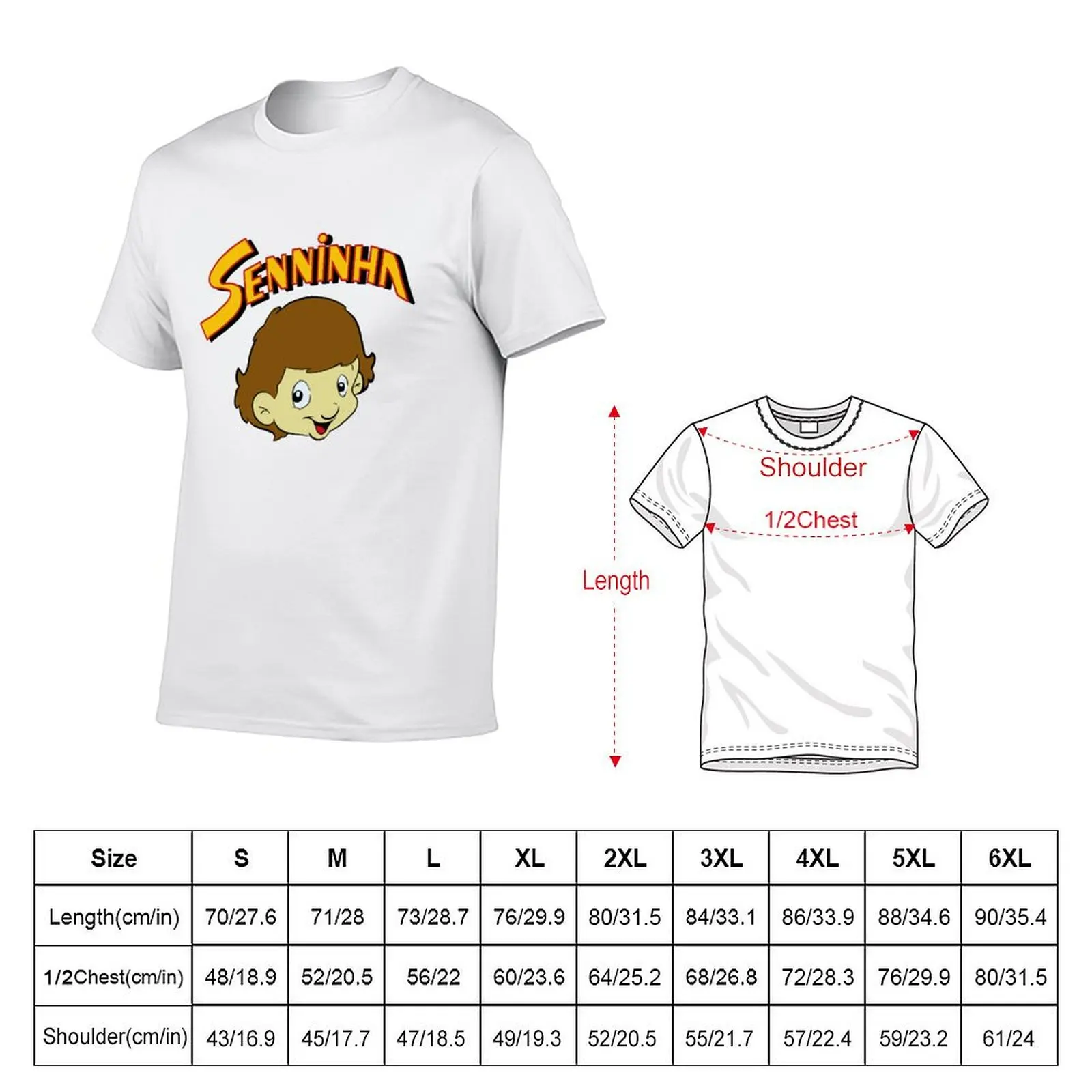 Senninha 1993 T-Shirt Street Fashion Casual Tee Shirt