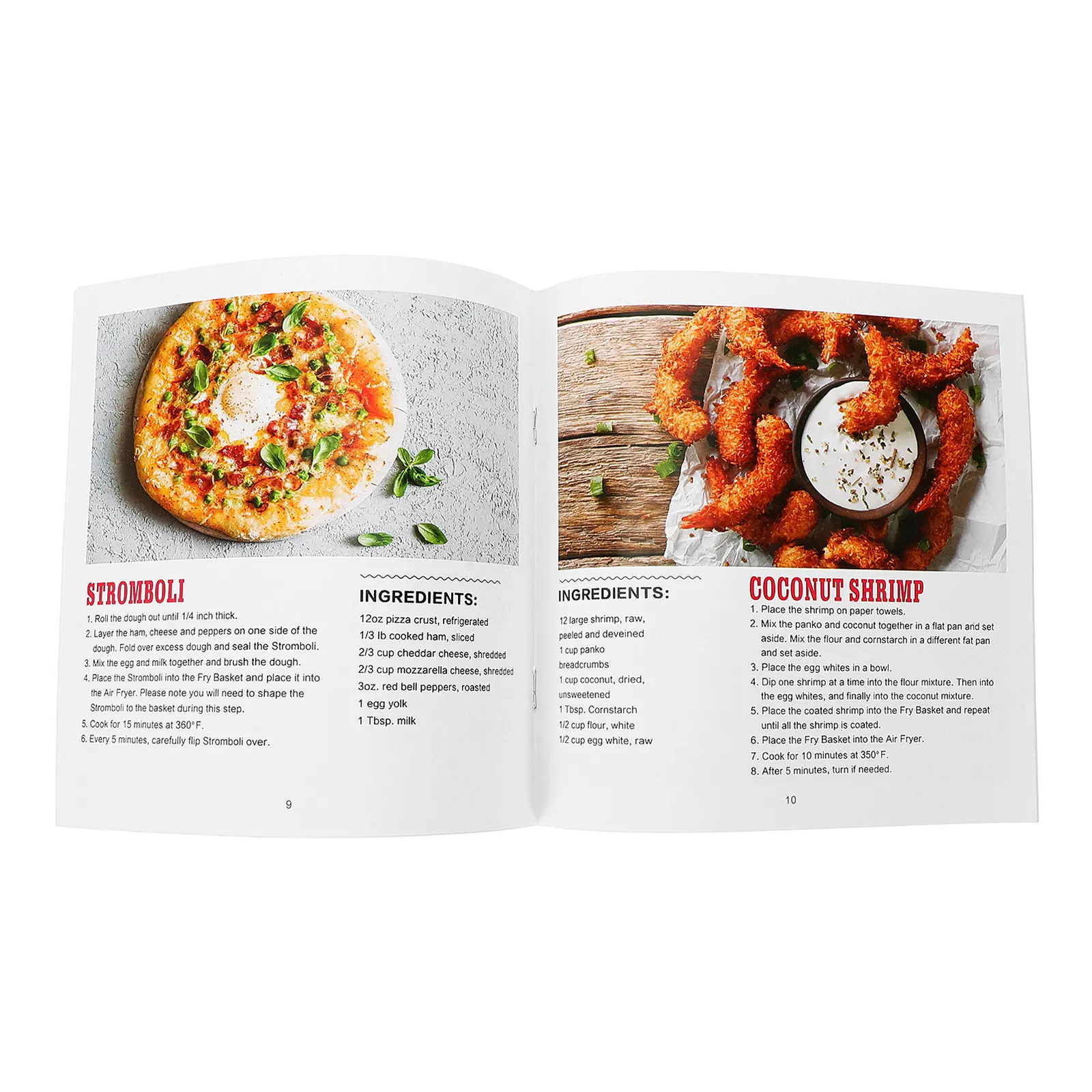 Air Fryer Recipe Book English Version Comprehensive Guide Easy Step by Step Air Fryer Menu Food Recipes Cook Book