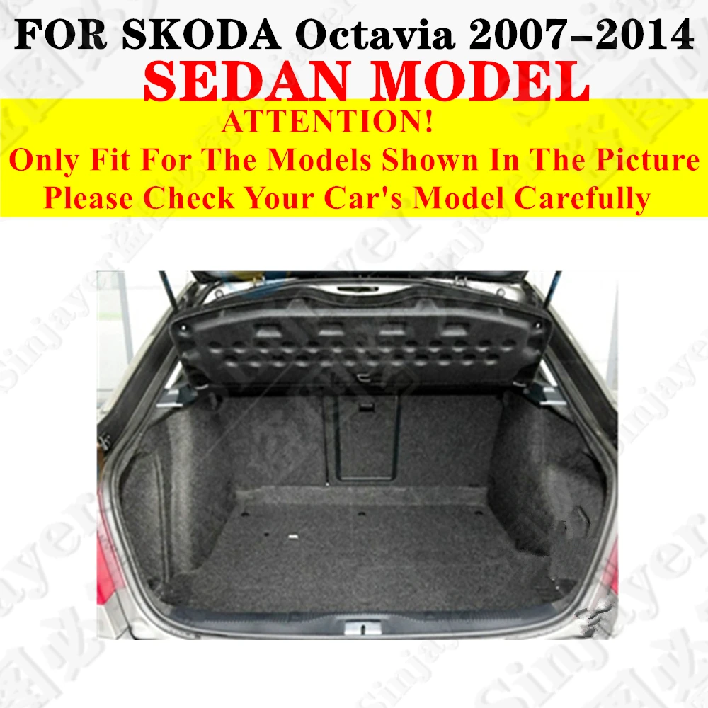 Tapis de coffre de voiture pour SKODA Kodiaq Gt Kamiq Karoq Rapid YETI Fabia Superb Octavia, doublur