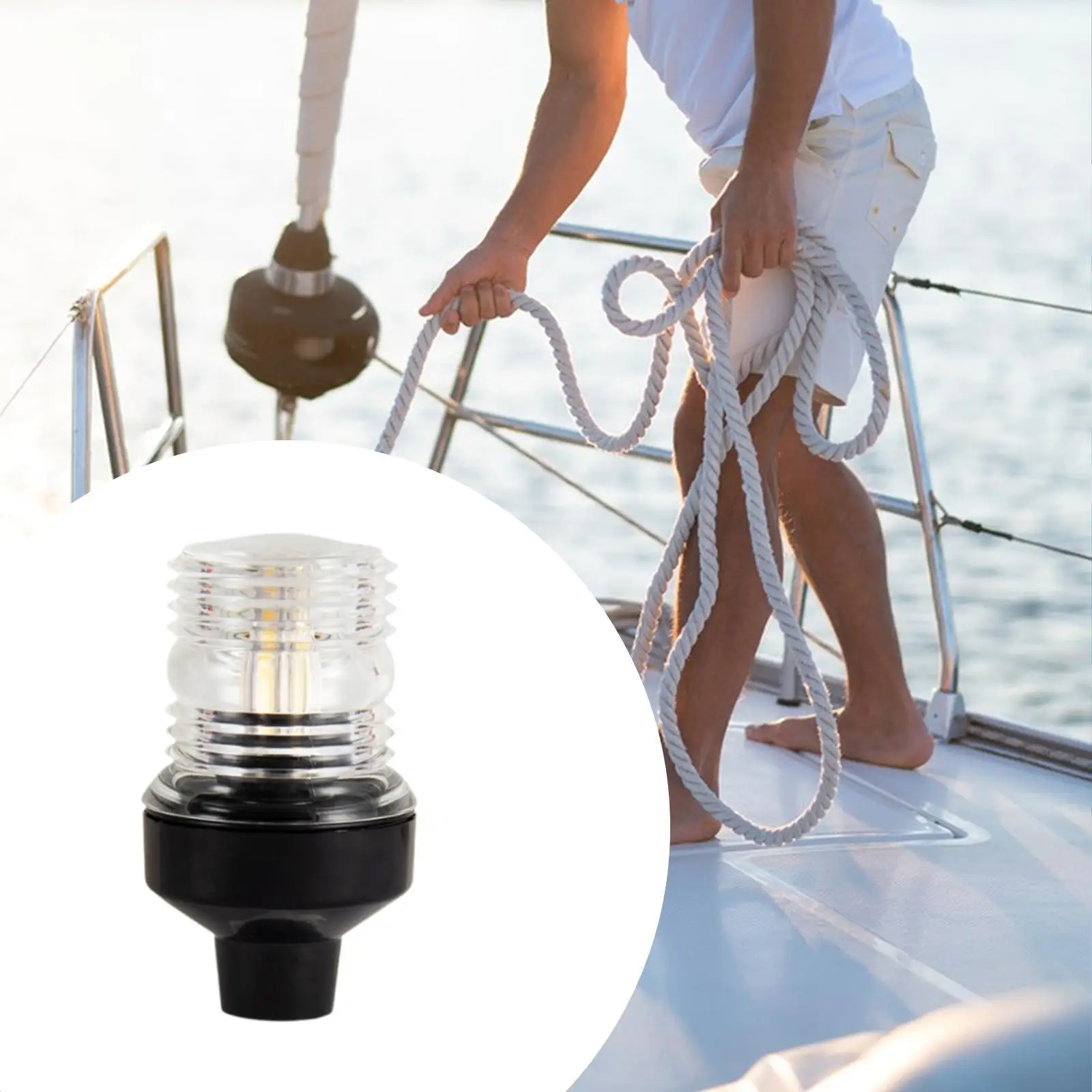 

12 В/24 В Навигационный фонарь для лодки Многофункциональный парусный фонарь премиум-класса для