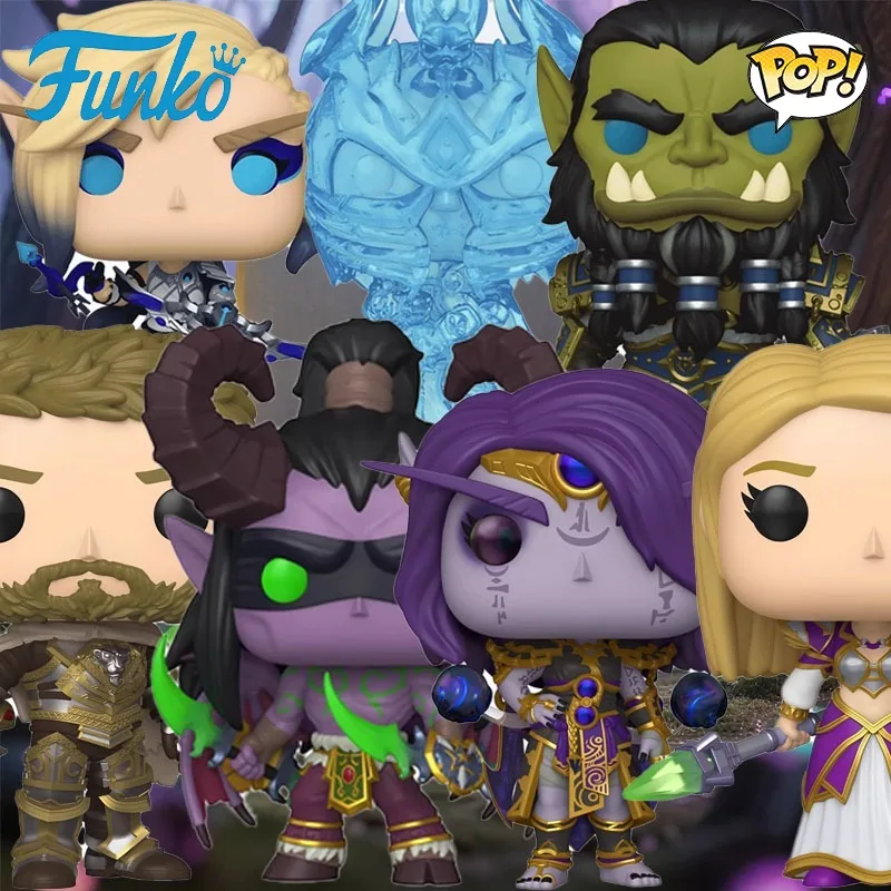 

Funko POP оригинальная аниме-фигурка World of Warcraft Illidan Stormrage, экшн-фигурка, игрушки для мальчиков и девочек, детский подарок, коллекционная