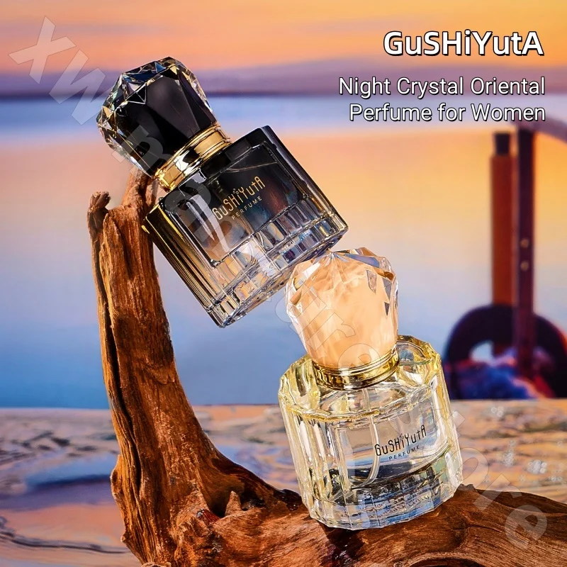 

GuSHiYutA Night Crystal Oriental Fragrance Women's Perfume Long-lasting Fragrance Mysterious Confidence Charm Removes Odor 50ml