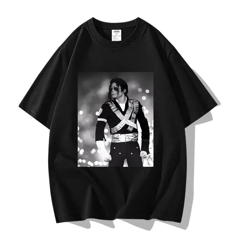 2026 Limited Edition Michael Jackson Pattern Men and Women Kids Summer T-shirts for Adults Parents and Children Cotton T-shirts