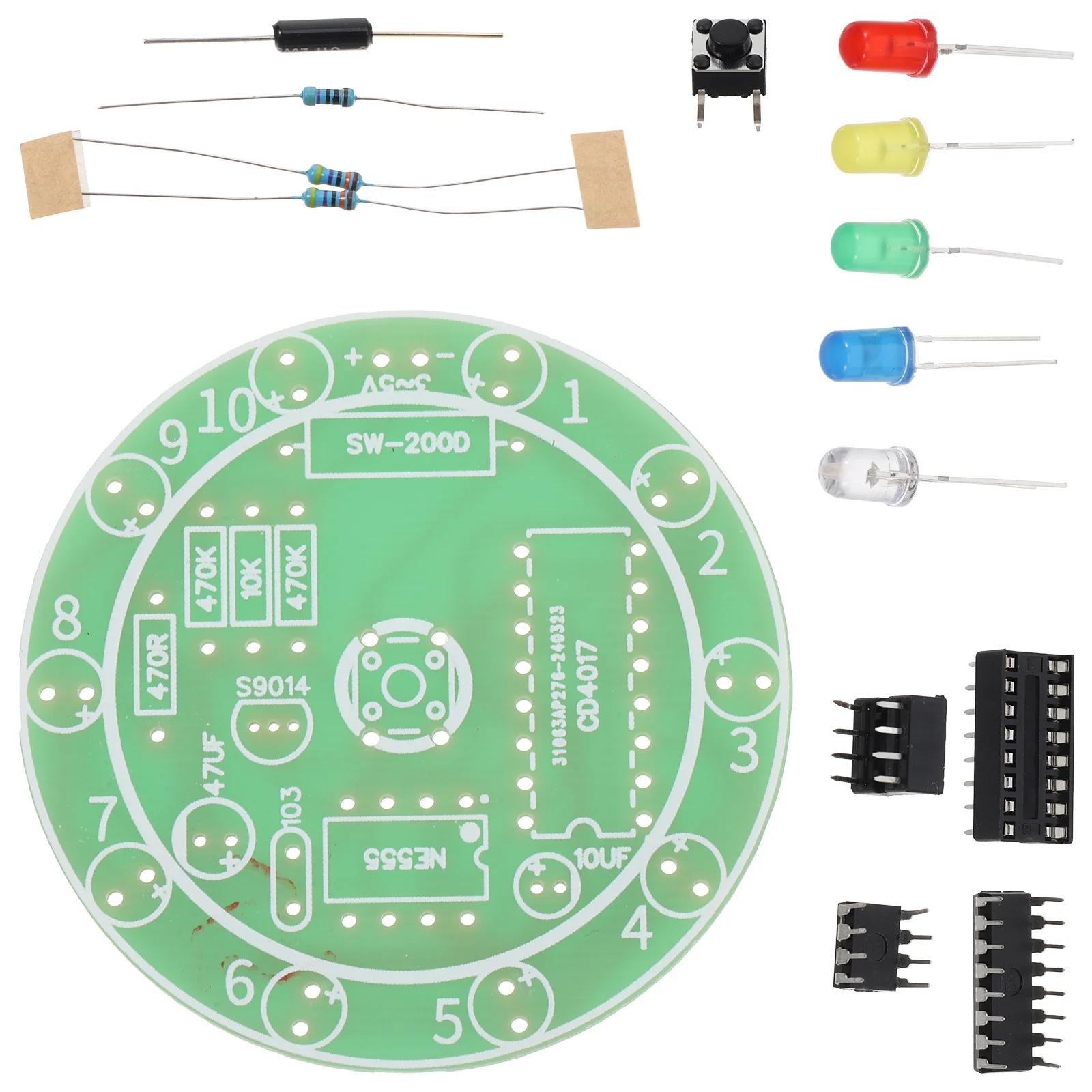 Zestawy elektroniczne dla początkujących DIY, projekty płytek drukowanych, narzędzia szkoleniowe, zestaw lutownicy, lutowanie elektroniki