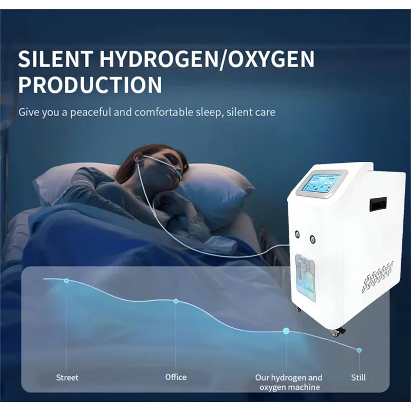 Therapy  Water Generator  Breathing Machine for Home Inhaler Oxyhy drogen Machine PEM Electrolysis HHO