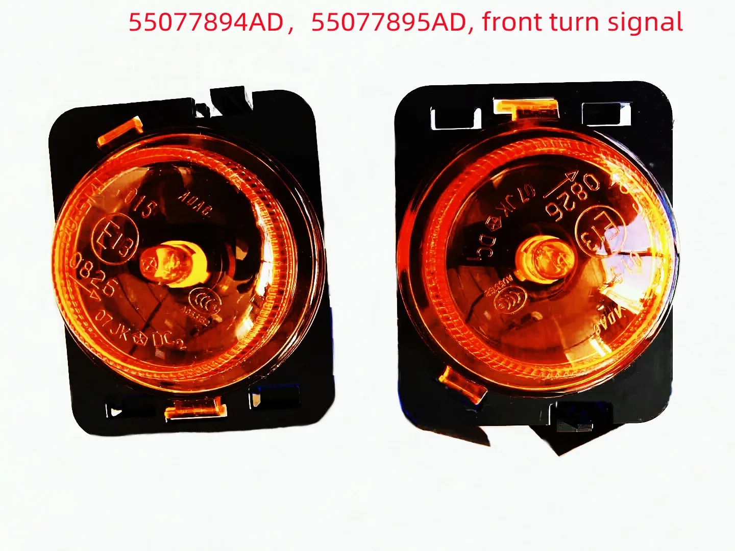 

Front Turn Signal(Side Indicator Lights),55077894AD,55077895AD,55077494AC,55077895AC,Suitable For:Wrangler JK,J3, 2008-2019