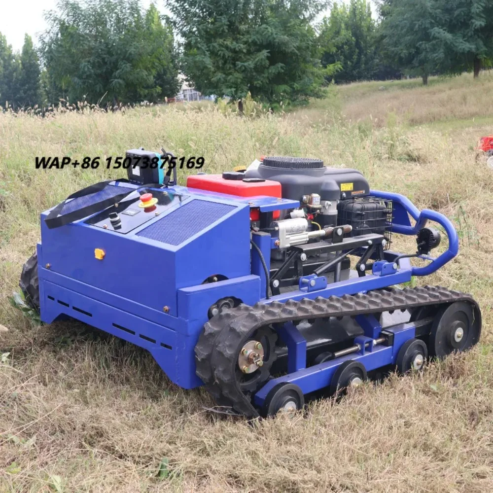 Hot New Products 800mm Zero Turn Smart Lawn Mower Crawler Remote Control Lawn Mowers With Push Shovel
