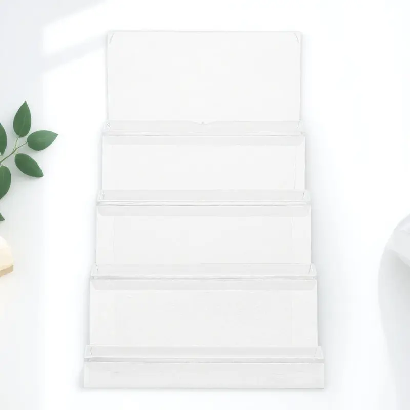 

4-уровневая акриловая подставка для кошельков, многофункциональная настольная подставка, прочный держатель для демонстрации товаров в магазине, дома, для хранения масок