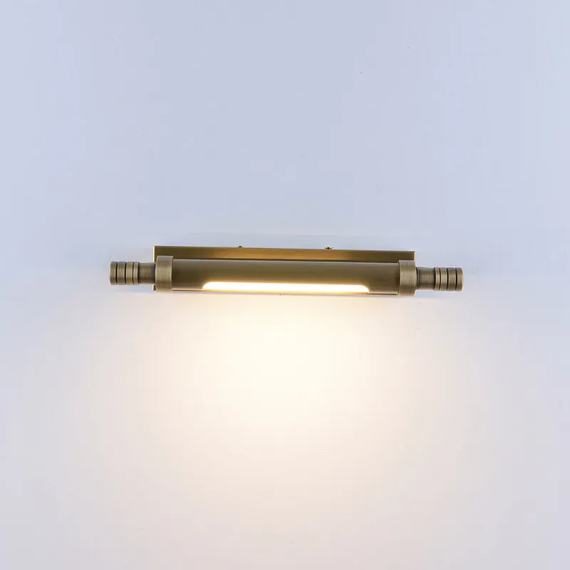 Bathroom Mirror Wall Lamps Retro Bronze Cabinet Vanity Mirror Wall Lights LED Decoration Corridor Aisle Living Room Background