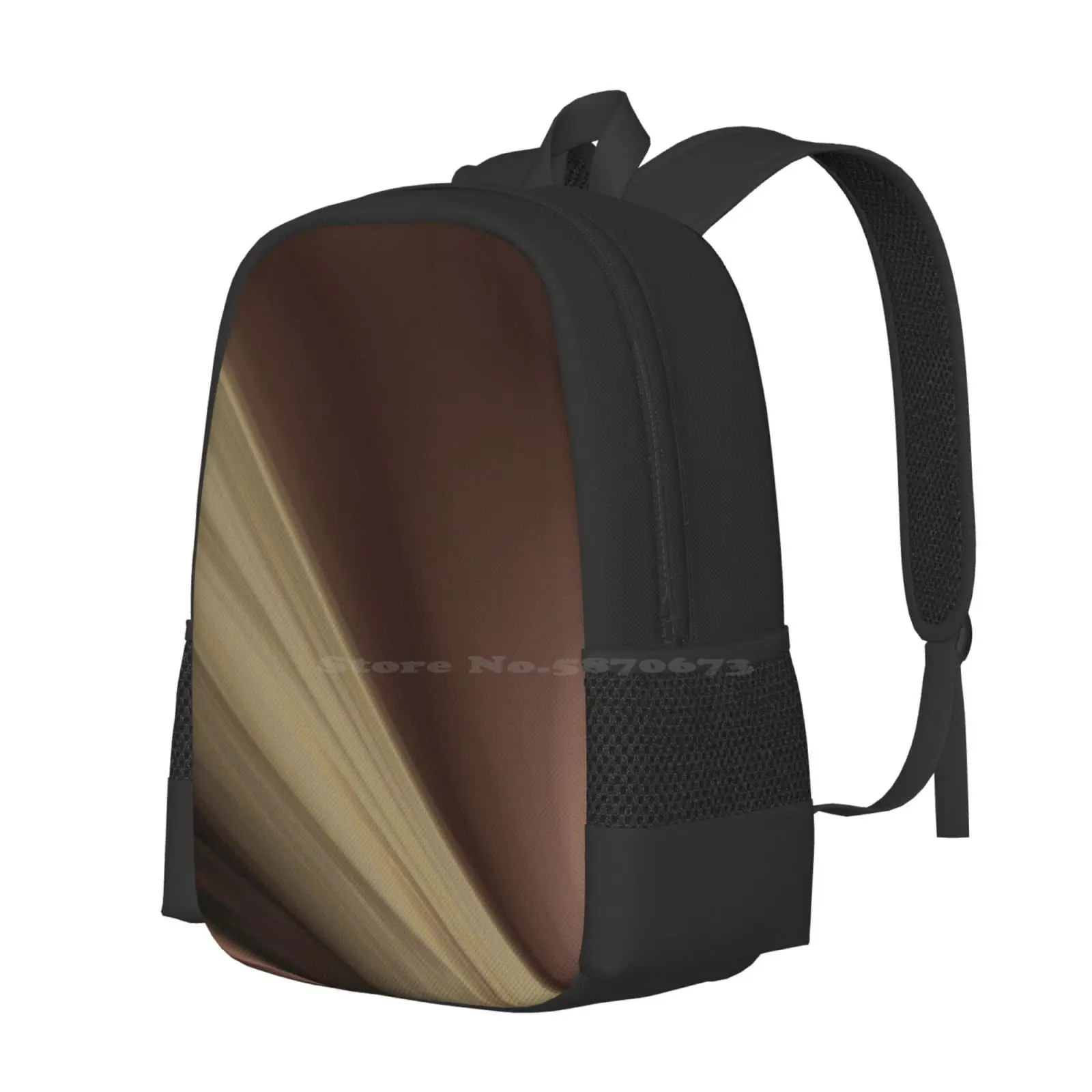 Bolsa de seda padrão design para estudantes, mochila de linha fina simples, legal desenho de linha musical minimalista, rosa estética