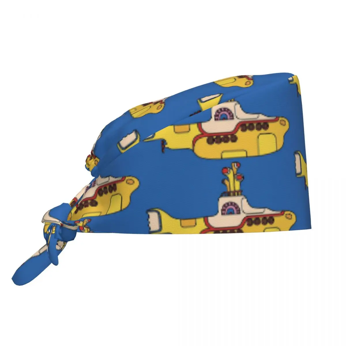 Beatle Submarine Scrub Hat Médico Boné Cirúrgico de Trabalho Unissex Bonés de Enfermagem Ajustáveis para Dentista