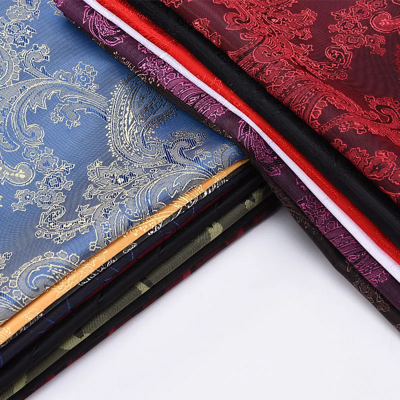 Jacquard Fabric Pocket Cloth for Suits Clothing Lining Cloth Polyester Rayon Material Designer Diy Sewing By The Meter