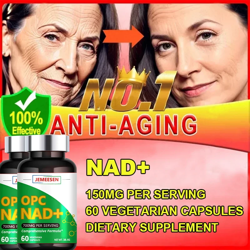 NAD+ Cell Regenerator and Niacinamide Essence, 60 Vegetarian Capsules 66000mg