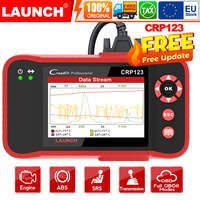 LAUNCH X431 CRP123 OBD2 Scanner Engine ABS SRS Transmission System Diagnostic Tools OBDII Code Reader Free Update Online