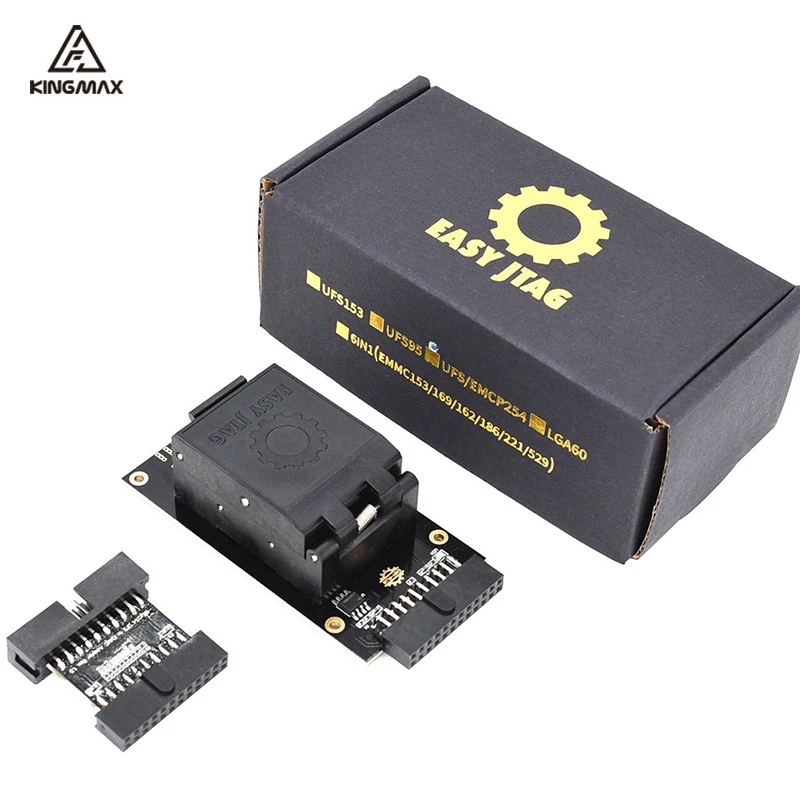 

Hight Quality Original z3x Easy Jtag Plus UFS BGA-254 Socket / EMMC 254 ( EMMC +UFS 2 IN 1 ) Adapter for EASY JTAG PLUS BOX work