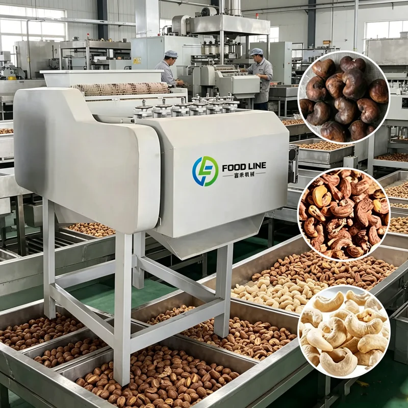 Nut Shelling Machine Professional Automatic Hazelnut Pecan Macadamia Pecan Nut Shelling Machine for Commercial Custom
