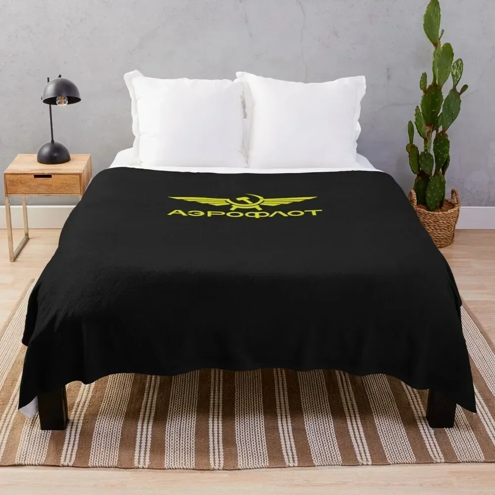 

Home is The Lovely Aeroflot 928 Essential T-Shirt Throw Blanket Wrinkle Resistant Lightweight Blanket