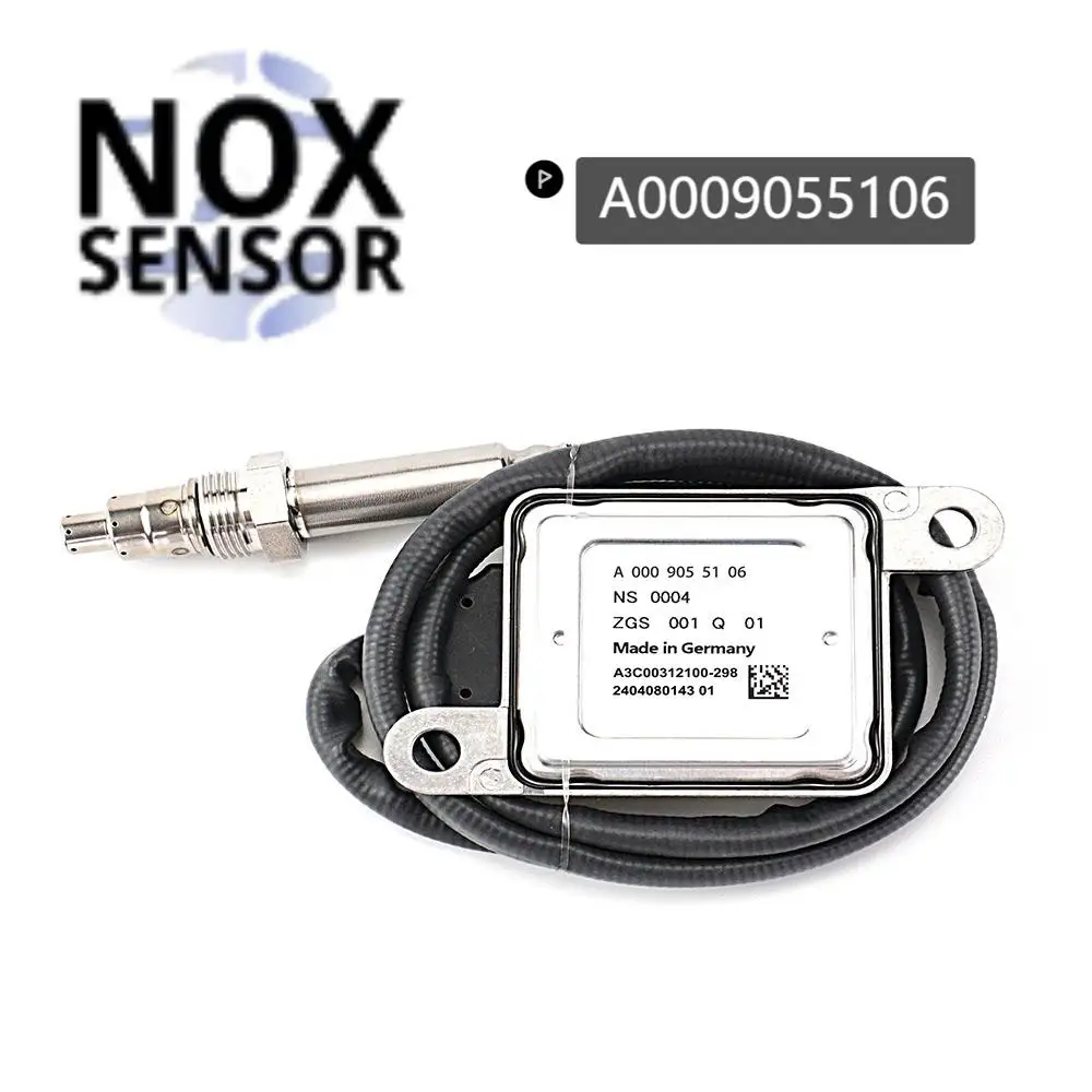 A0009055106 Sensor de nitrogênio e oxigênio Nox, 12V para MERCEDES-BENZ W166 X166 W211 W221 W251 V251 GLE250d GLE3, original, no