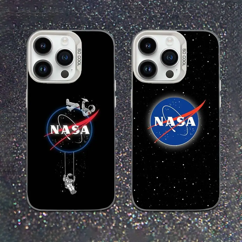 

Cool N-Nasa-es Space Logo Phone Case For iPhone 16,15,14,13,12,11,Mini,Pro,XS,SE,MAX White Matte Shockproof Cover