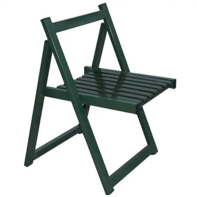 Steel and Wood Field Training Chair Green Training Wooden Outdoor Learning Bench Field Work Chair