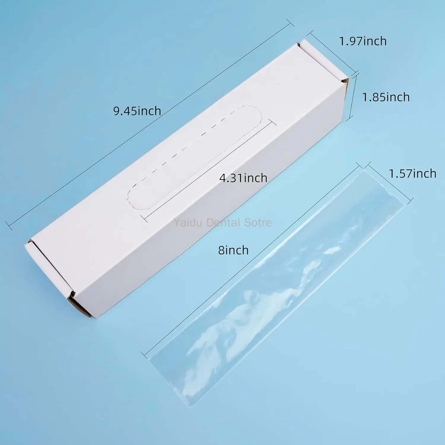 500pcs/Box 3Boxes Disposable Dental Material Poly Pastic For X-Ray Sensor Protective Film Cover