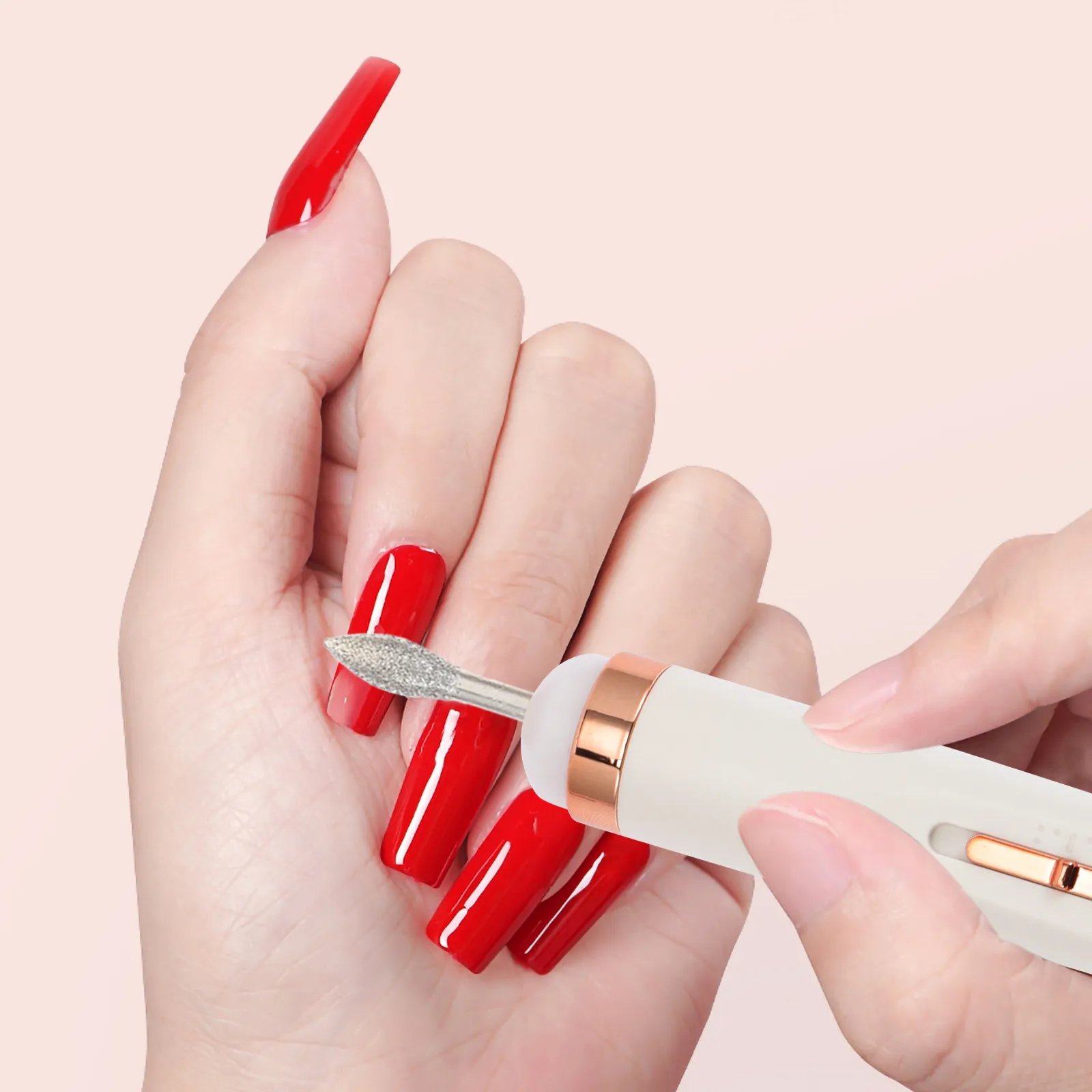 

1Set Premium Electric Nail Drill Kit Sturdy Anti-Rust Manicure Grinder for Nail Polishing Callus Removal Engraving Grinding