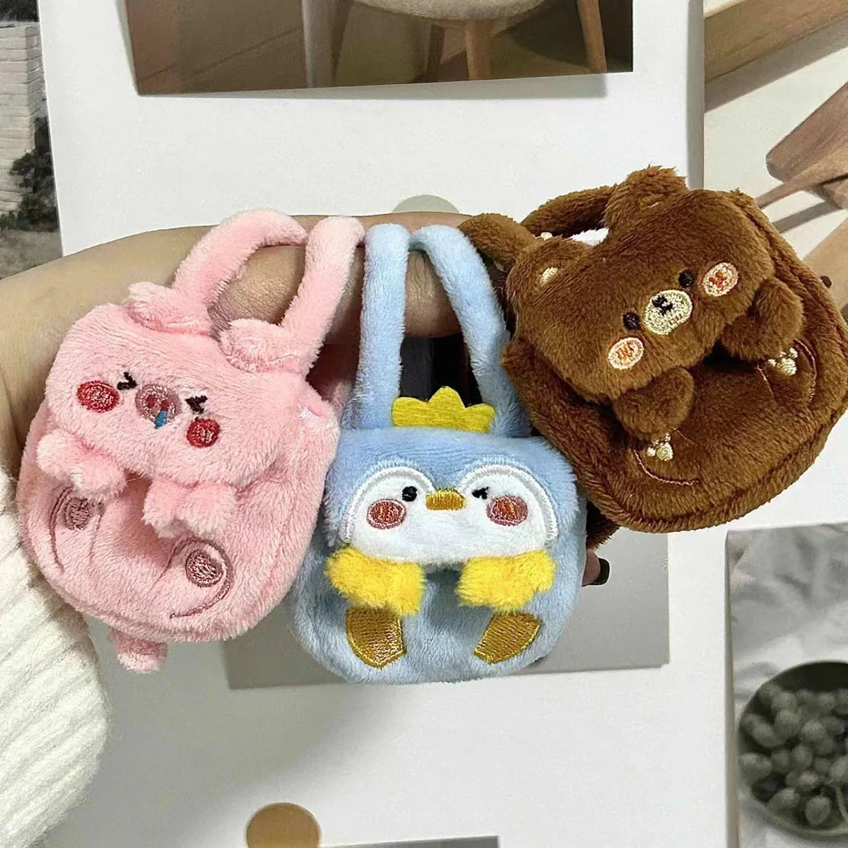 Plush Animal Style for Labubu Backpack Hand-made Clothes Doll Backpack Doll Clothing Accessories
