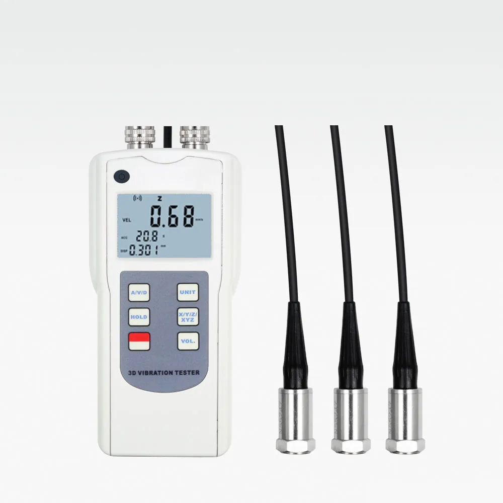 Vibration Tester AV-160D-3 Display the Parameters of Displacement, Velocity and Acceleration Simultaneously