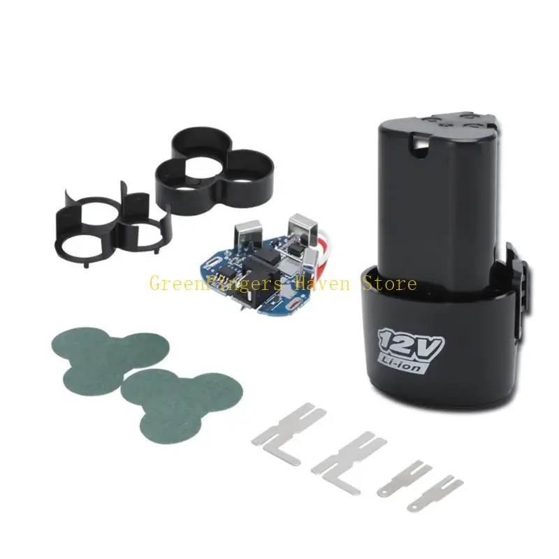 F68D Professional DC12V 3S 18650 Battery Pack Assembly Screwdriver Drill Battery ABS Shell And Safety Board