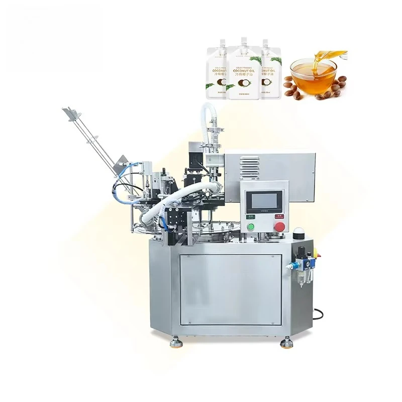 Small business with liquid filling jelly filling machine spray pocket paste