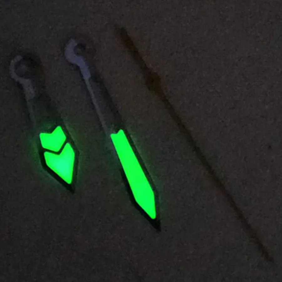 NH35 Hands  Green Luminous Hollow Hands Modified Diving Watch Mechanical Watch Accessories Suitable For NH35 NH36 Movement