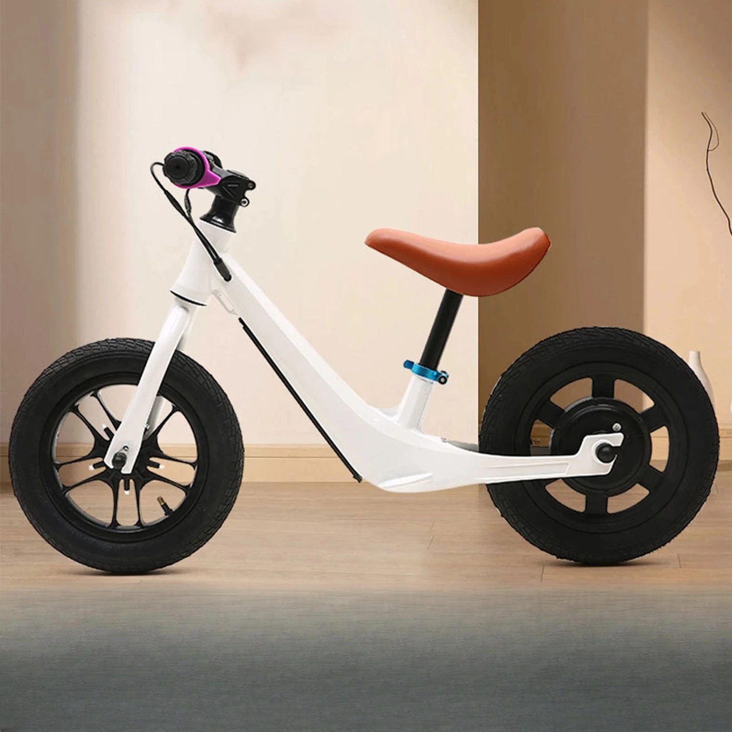 

Electric children's professional balance bike 12-inch lithium battery scooter pedal bike children 3-6