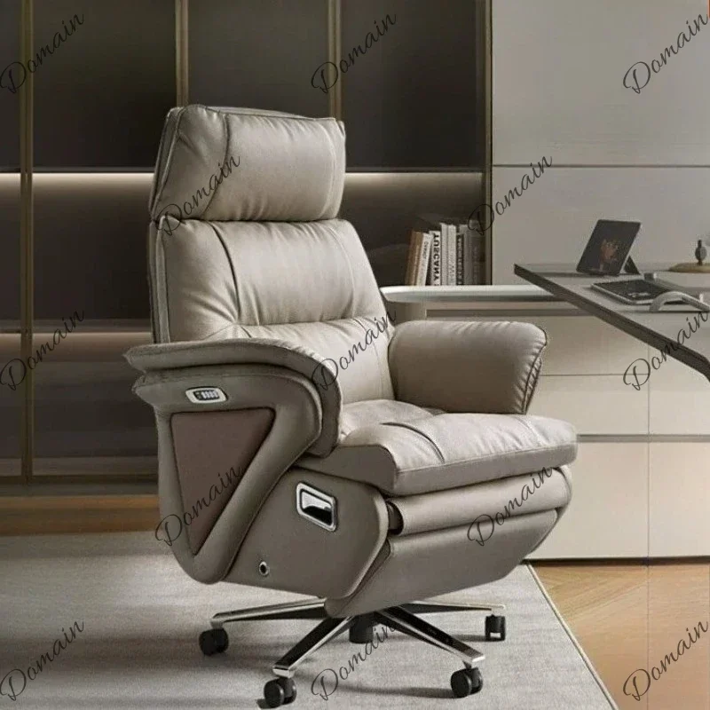 B Modern Luxury Leather Massage Office Chair Electric Reclining Ventilated Business Boss Chairs Ergonomic Chair Armchair Furnitu