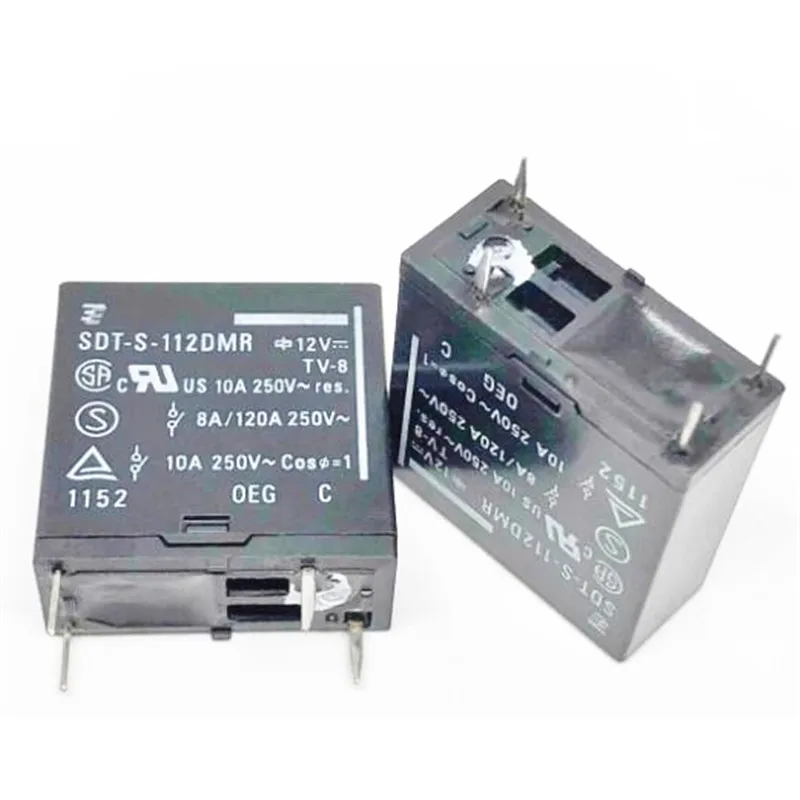 HOT NEW 12V relay SDT-S-112DMR 12V SDT-S-112DMR-12V SDTS112DMR 12V 12VDC DC12V 10A 250VAC4PIN