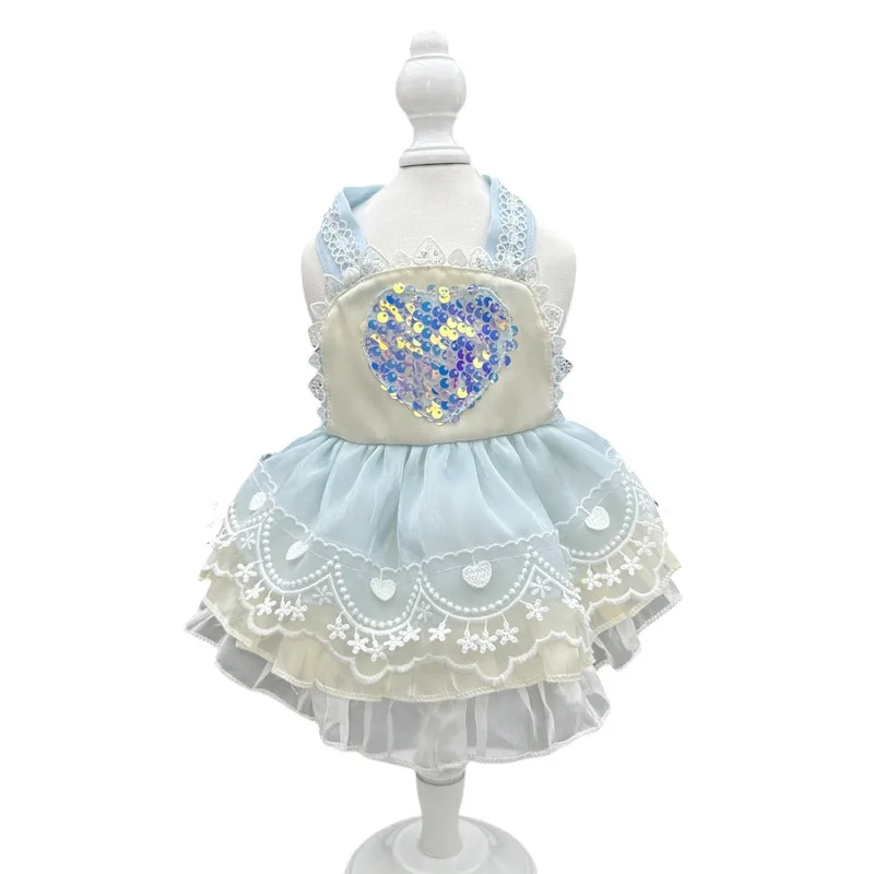 

2025 Summer Dog Dress Cat Clothes Chihuahua Yorkshire Terrier Clothing Pomeranian Shih Tzu Maltese Puppy Clothing Dog Costume