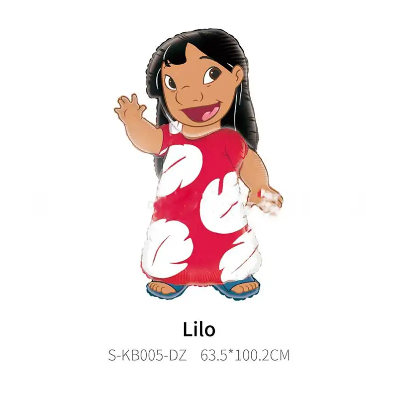 

Lilo Pelekai Balloon girl Birthday Party Supplies Stitch Balloon Decoration Baby Shower kids Gift Home Decora