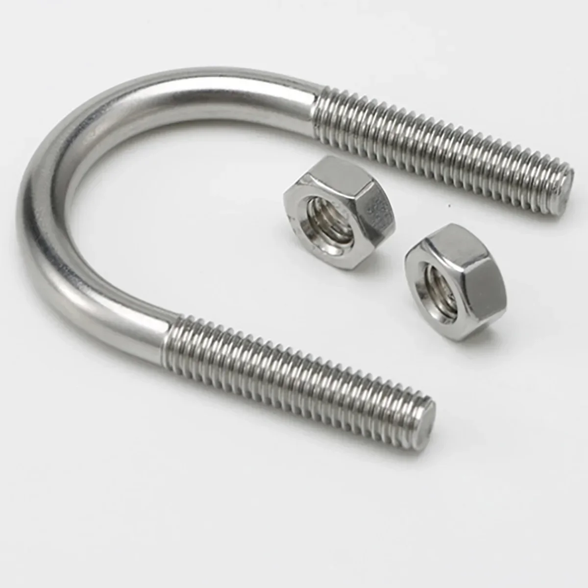 304 Stainless Steel U-Clip / U-Bolt With Screw And Nut Set / Riding Fixed Clip  M6M8