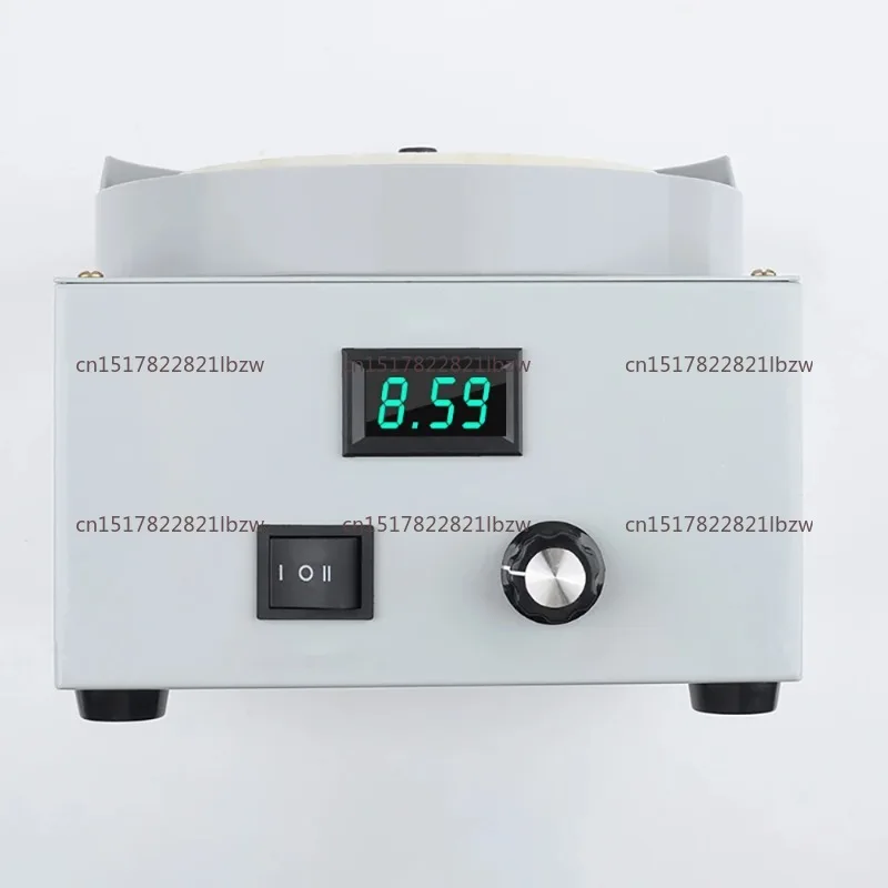 150MM Electric Surface Grinder - Speed Adjustable Wet/Dry Polishing Machine with White Alumina Wheel & Diamond Sanding Discs