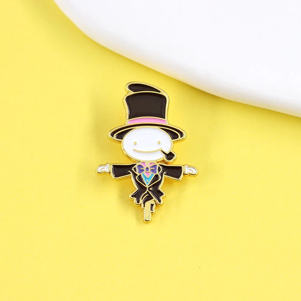 فزاعة الأمير اللفت رئيس المينا دبوس مغامرة أنيمي شخصية شارة مجوهرات هدية للطفل #5