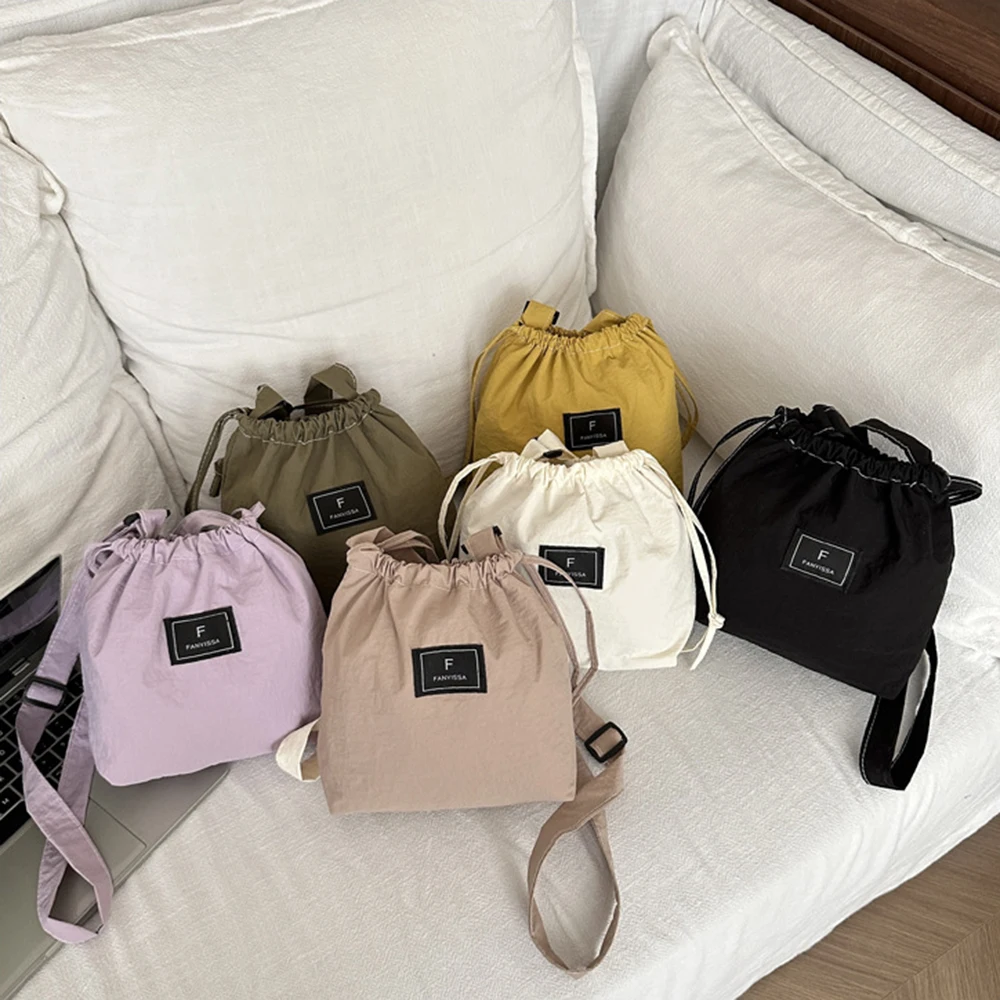 

Faionable Small Buet Bag Women's Crossbody Phone Bag Versatile Single oulder Slanting Bag Korean Sle Nylon Material